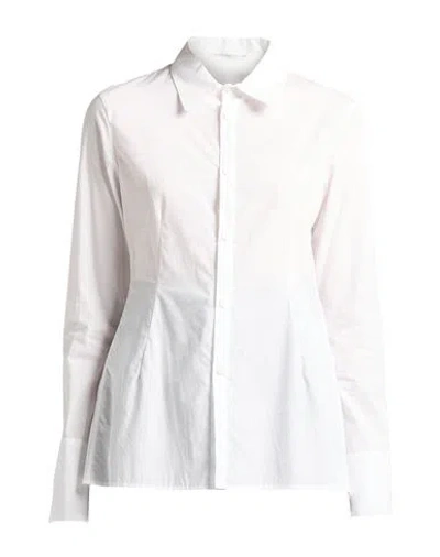 Yohji Yamamoto Collection Woman Shirt White Size 3 Cotton In White