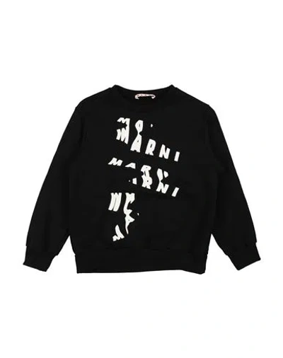 Marni Toddler Sweatshirt Black Size 6 Cotton, Polyester, Nylon, Elastane In Black