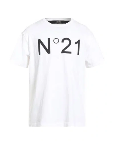 N°21 Woman T-shirt White Size Xxl Cotton In White
