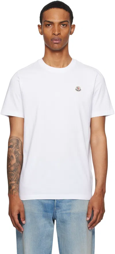 Moncler Men Cotton Pack Of Three Logo Patch T-shirts