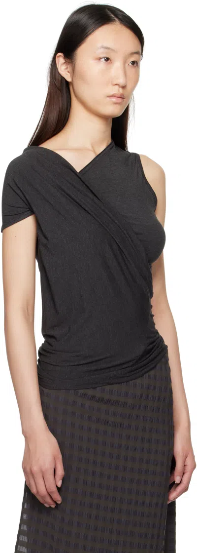 Paloma Wool Gray Laocoonte Top In Black