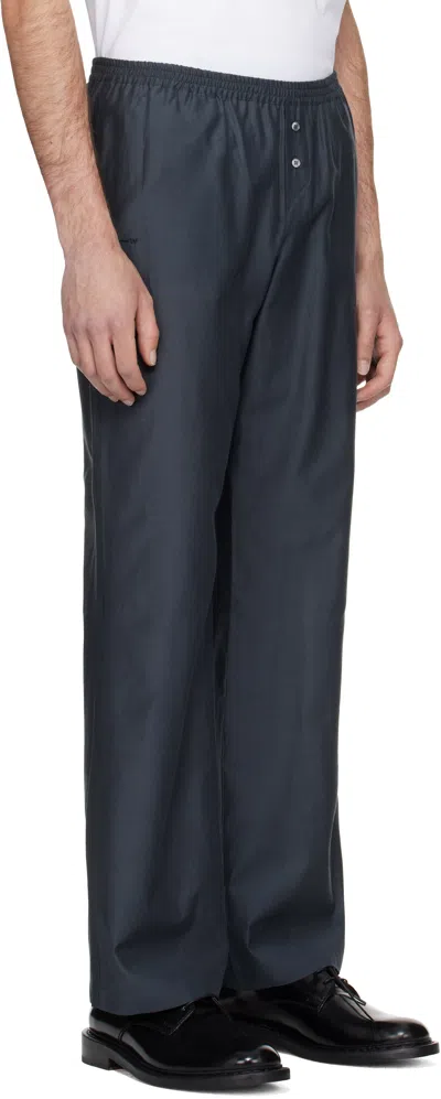 Paloma Wool Gray Wide-leg Limone Trousers In Black