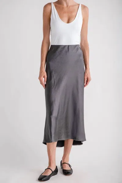 By Together Manhattan Dream Skirt In Charcoal In Gray