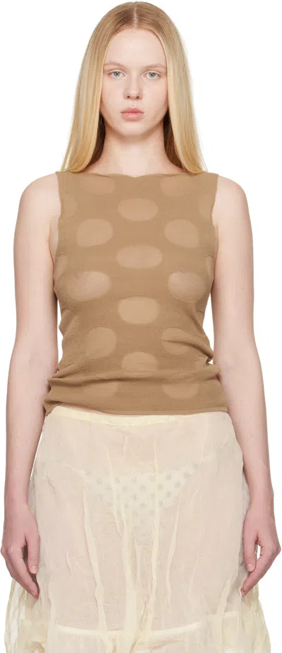 Paloma Wool Beige Rory Tank Top In Brown