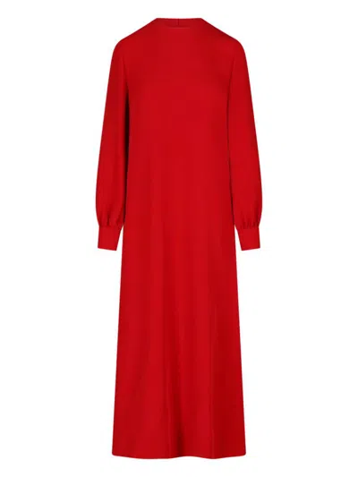 Valentino Maxi Silk Dress With Shawl