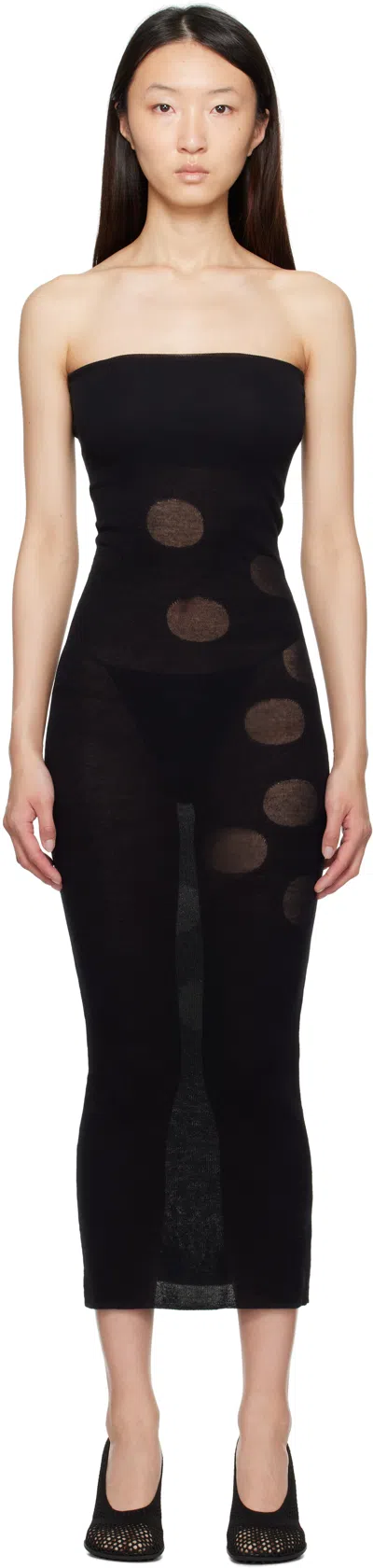 Paloma Wool Black Artemas Midi Dress In Black