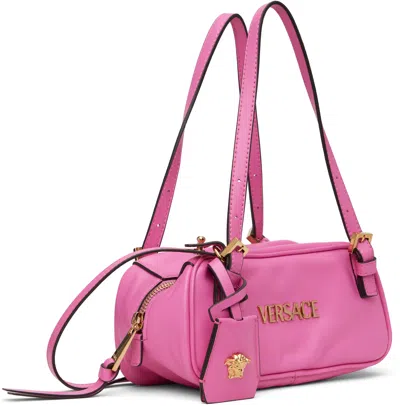 Versace Pink '' Tag Bowling Mini Bag