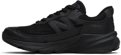 Comme Des Garçons Homme Deux Black New Balance Edition Made In Usa 990v6 Sneakers In Black