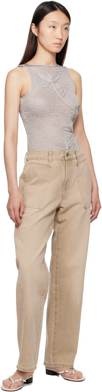 Paloma Wool Gray Orlando Jeans In Neutral
