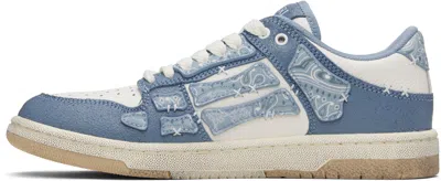 Amiri Men Tow-tone Leather Bandana Skel Sneakers