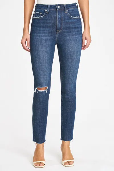 Pistola Cara High Rise Vintage Skinny Jeans In Blue