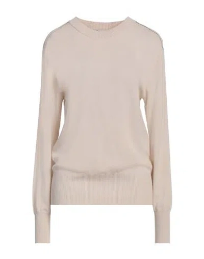 Burberry Prorsum Woman Sweater Beige Size Xl Wool In Neutral
