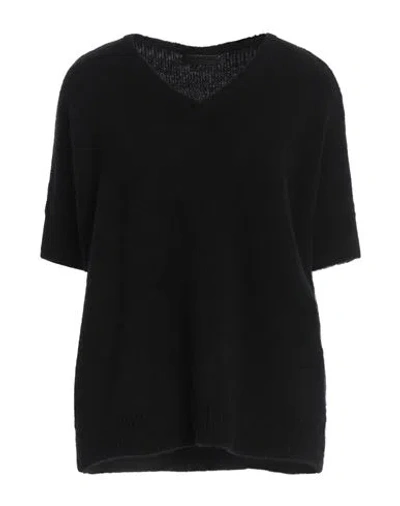 True Religion Woman Sweater Black Size M Wool, Polyamide In Black