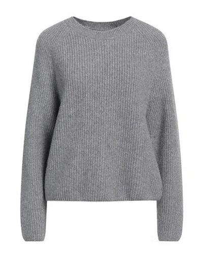 True Religion Woman Sweater Grey Size L Wool, Polyamide In Gray