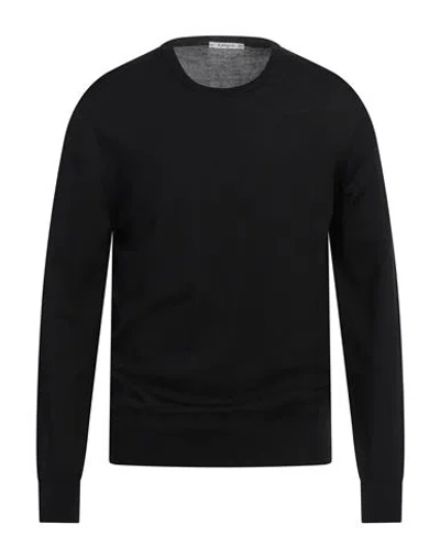 Kangra Cashmere Kangra Man Sweater Black Size 46 Wool In Black