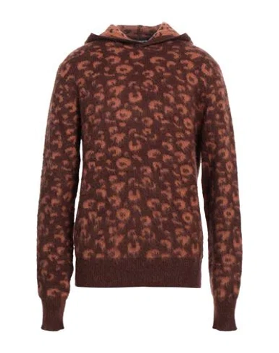 Salvatore Santoro Knitwear In Brown Polyamide In Brown
