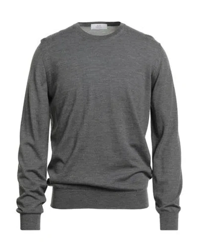 Mauro Ottaviani Man Sweater Charcoal Size 42 Merino Wool In Gray