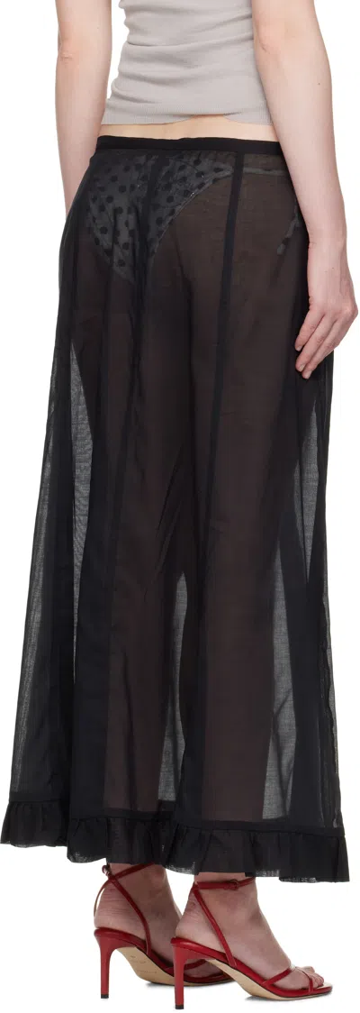 Paloma Wool Black Andolini Maxi Skirt In Black