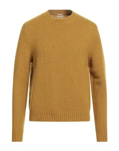 Massimo Alba Man Sweater Mustard Size M Wool, Cashmere In Yellow