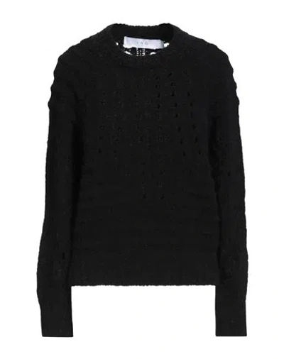 Iro Woman Sweater Black Size M Acrylic, Alpaca Wool, Polyamide, Wool, Elastane In Black