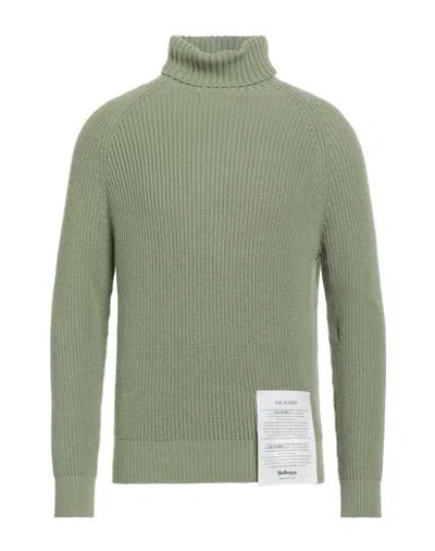 Ballantyne Raw Diamond By  Man Turtleneck Sage Green Size 36 Cashmere In Green