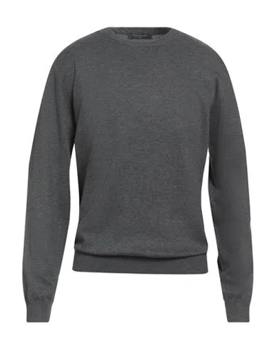 Hamaki-ho Man Sweater Charcoal Size Xl Viscose, Nylon In Gray