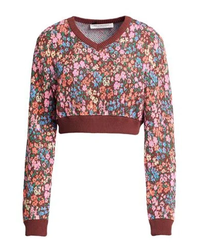 Philosophy Di Lorenzo Serafini Woman Sweater Brown Size 8 Cotton In Multi