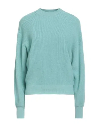 Peserico Woman Sweater Light Green Size 10 Virgin Wool, Silk, Cashmere In Blue