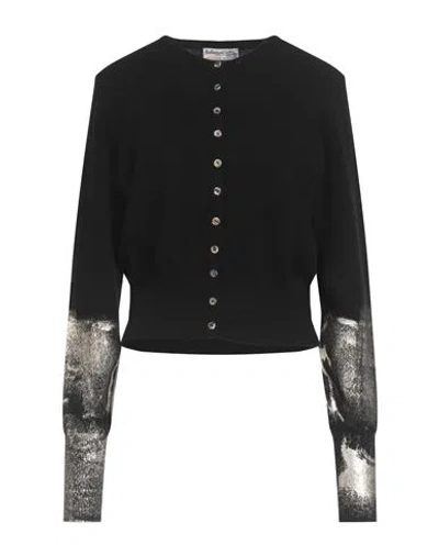 Ballantyne Woman Cardigan Black Size 6 Cashmere In Black