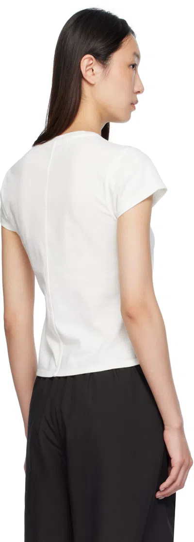 The Row Item O-neck Short-sleeved T-shirt In White