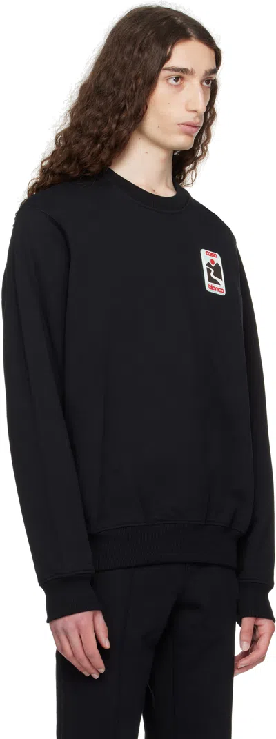 Casablanca Black Sunset Valley Sweatshirt In Black