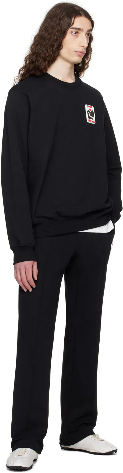 Casablanca Black Sunset Valley Sweatshirt In Black