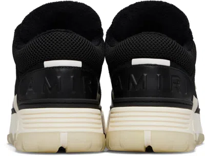 Amiri Black Low Top Sneakers With Logo Patch On The Tongue And Logo Lettering On The Heel