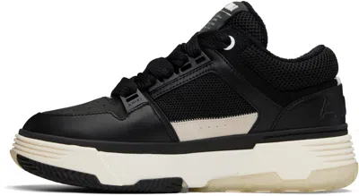Amiri Black Low Top Sneakers With Logo Patch On The Tongue And Logo Lettering On The Heel