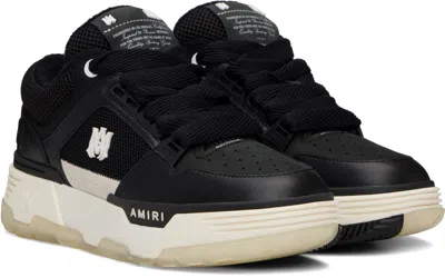 Amiri Black Low Top Sneakers With Logo Patch On The Tongue And Logo Lettering On The Heel