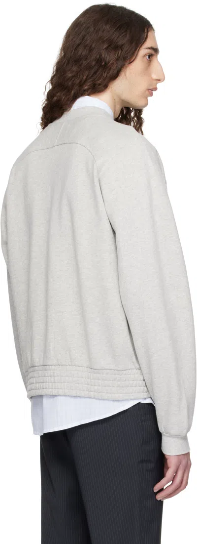 Paloma Wool Gray Nila Raglan Sleeve Jacket In Animal Print
