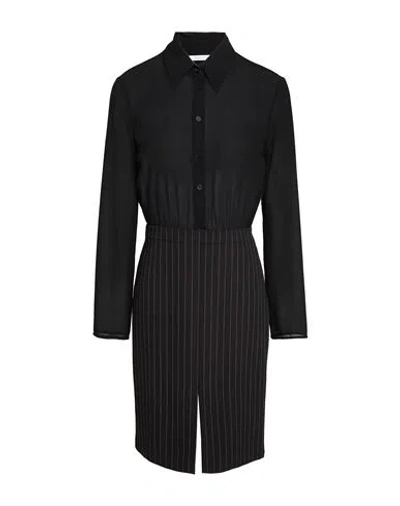 Patrizia Pepe Woman Mini Dress Black Size 8 Polyester, Viscose, Elastane In Black