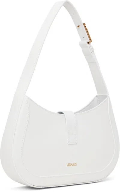 Versace White Greca Goddess Small Bag