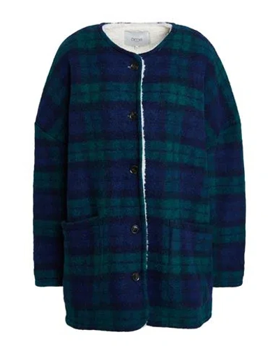 Ame Antwerp Âme Antwerp Woman Coat Deep Teal Size Onesize Virgin Wool, Polyester