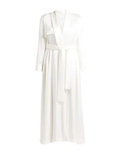 Galvan  London Galvan London Woman Overcoat & Trench Coat Ivory Size Xl Triacetate, Polyester