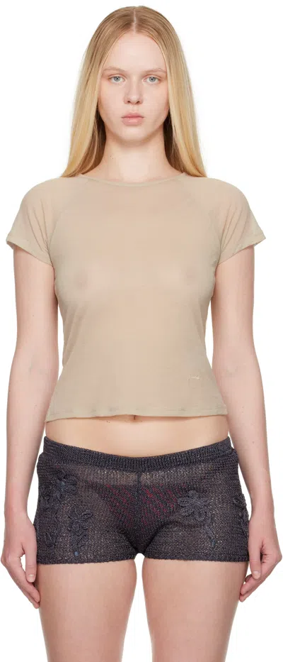 Paloma Wool Omu Raglan Sleeve T-shirt In Neutral