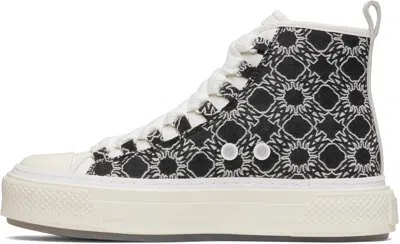 Amiri Monogram High-top Sneakers In Black