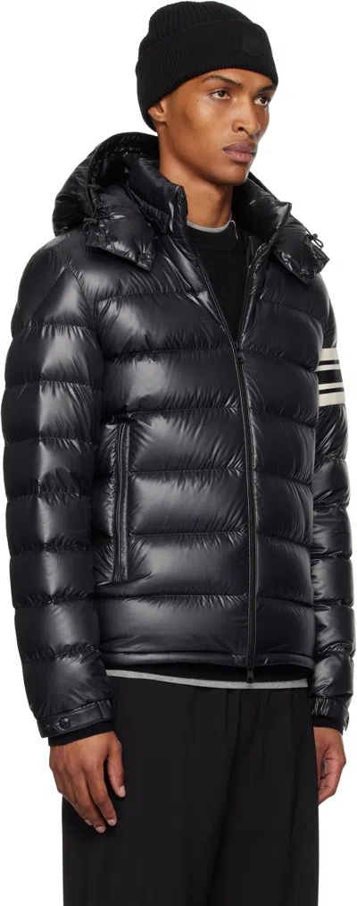 Moncler Landre Tech Down Jacket In Black