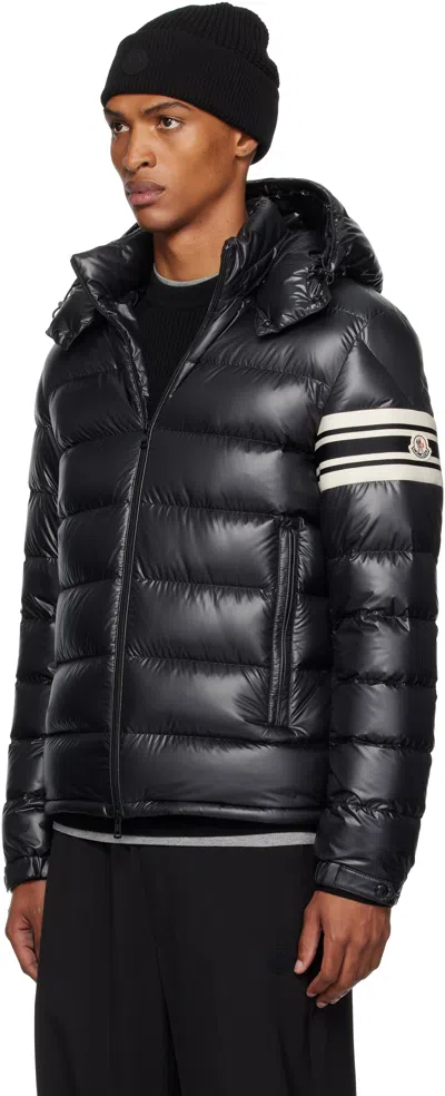 Moncler Landre Tech Down Jacket In Black
