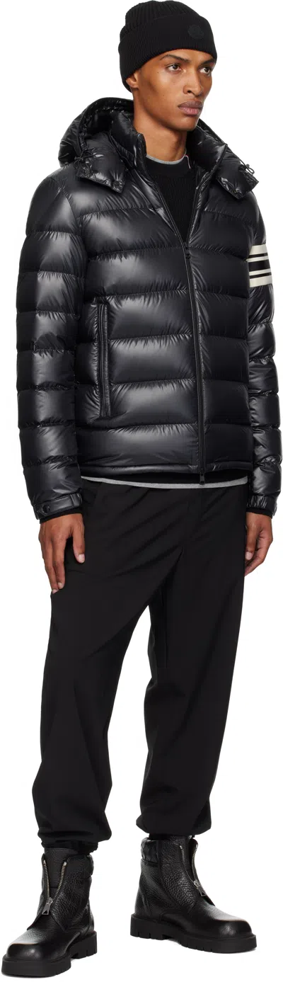 Moncler Landre Tech Down Jacket In Black