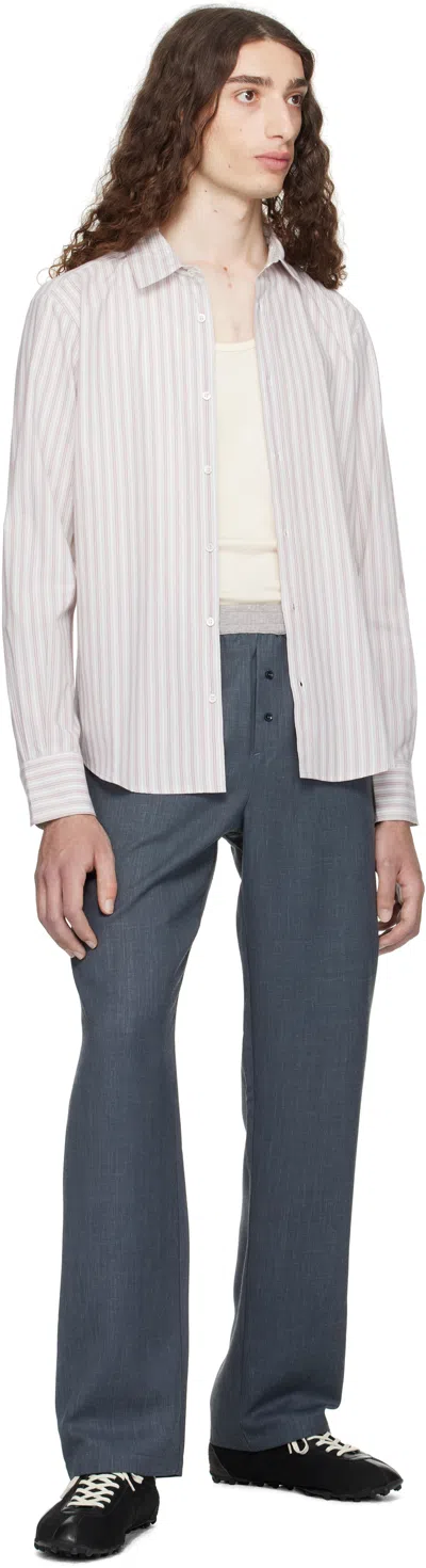 Paloma Wool Elastic Waist Casual Pants In Gray
