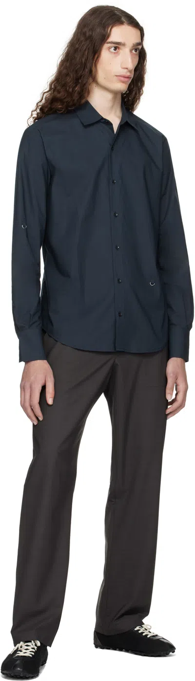 Paloma Wool Navy 8bit Shirt In Blue