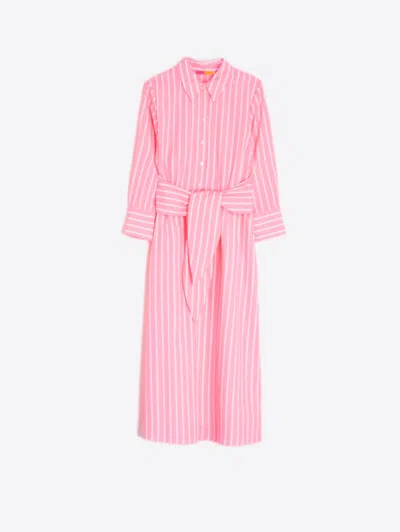 Vilagallo Camiser Lazo Rosa Dress In Neon Pink