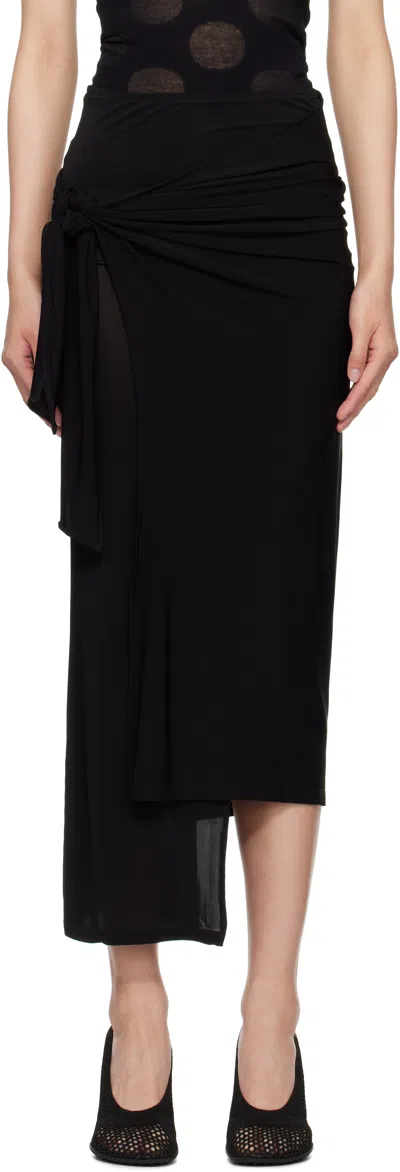 Paloma Wool Black Gilma Maxi Skirt In Black