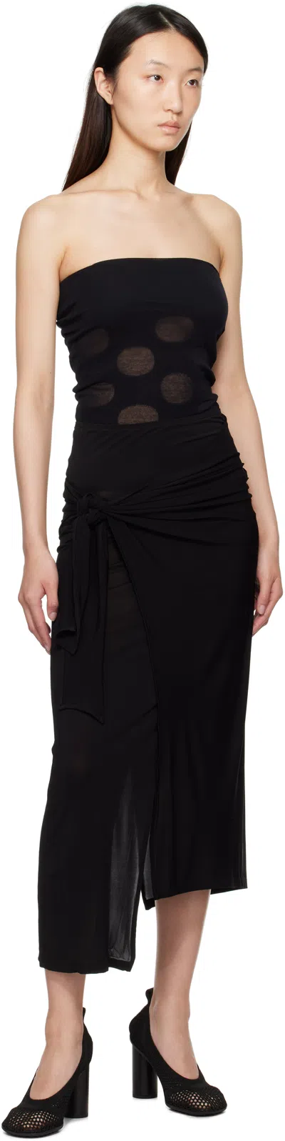 Paloma Wool Black Gilma Maxi Skirt In Black